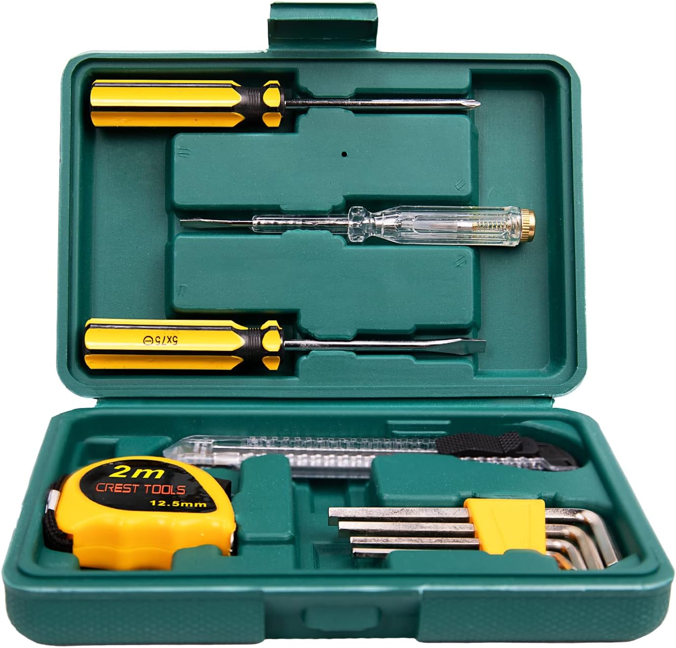 Craftsman Tool Set,Home Repair Tool Set 11 Piece with Tool Box Storage ...