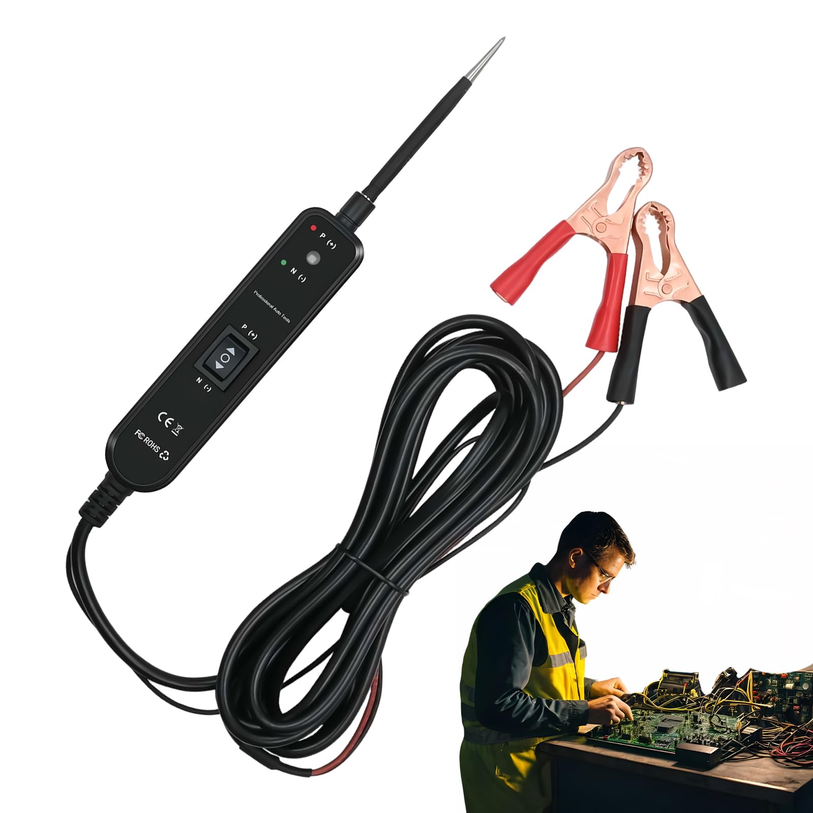 Stylo testeur de tension pour circuit électrique de voiture - 8