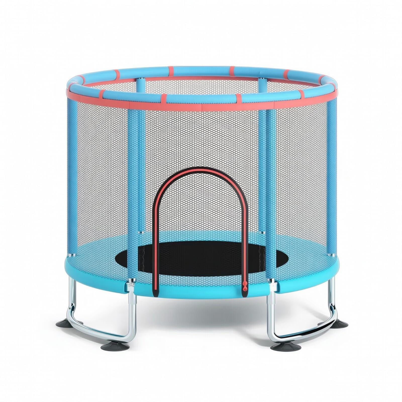 MagiDeal con Maniglia per Bambini Struttura in Acciaio Galvanizzato Superficie in PP Design Compatto da 14 Metri Adatto per Salto E Divertimento in Casa