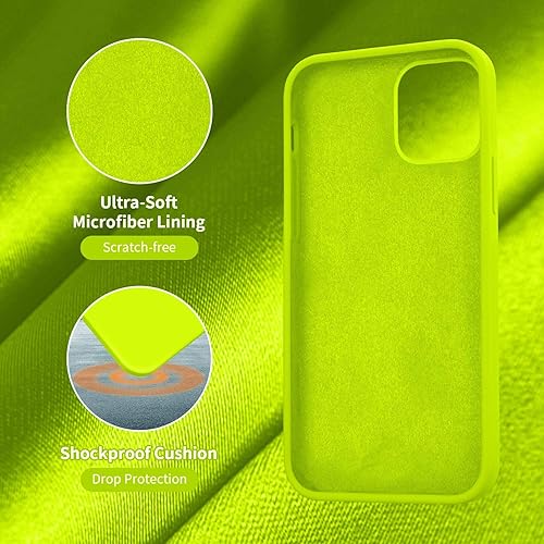 Miniatura 5 de Cordking Funda diseñada para iPhone 12 Case, diseñada para iPhone 12 Pro Case, funda de teléfono de silicona a prueba de golpes con forro de