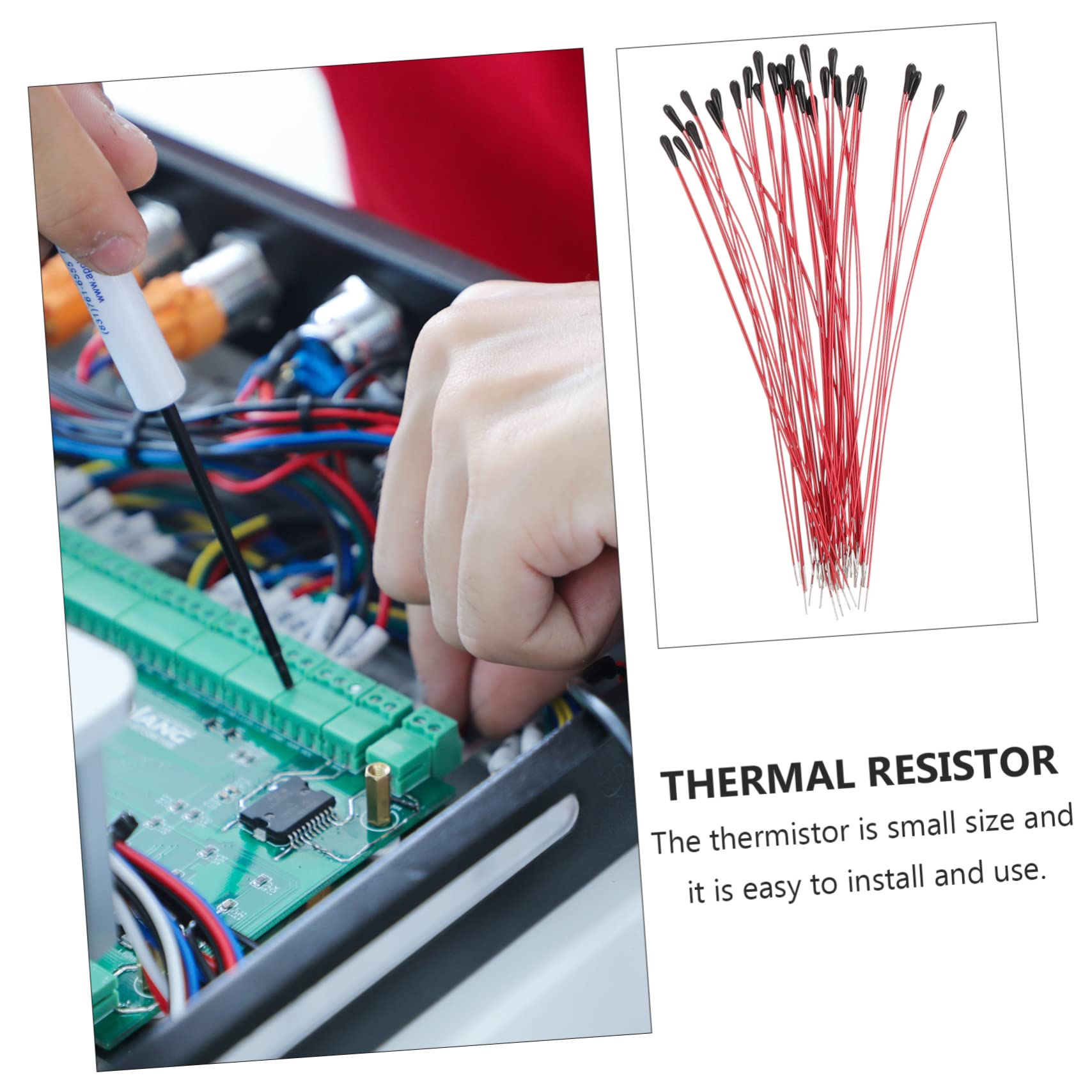Alipis 5 Ensembles Thermistor Ntc Résistances À Coefficient De Température Pour Remplacement De Capteurs De Température 100 Pièces * 5