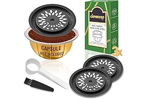 Reusable Coffee Capsule Lids for Reusable Nespresso Pods Vertuo