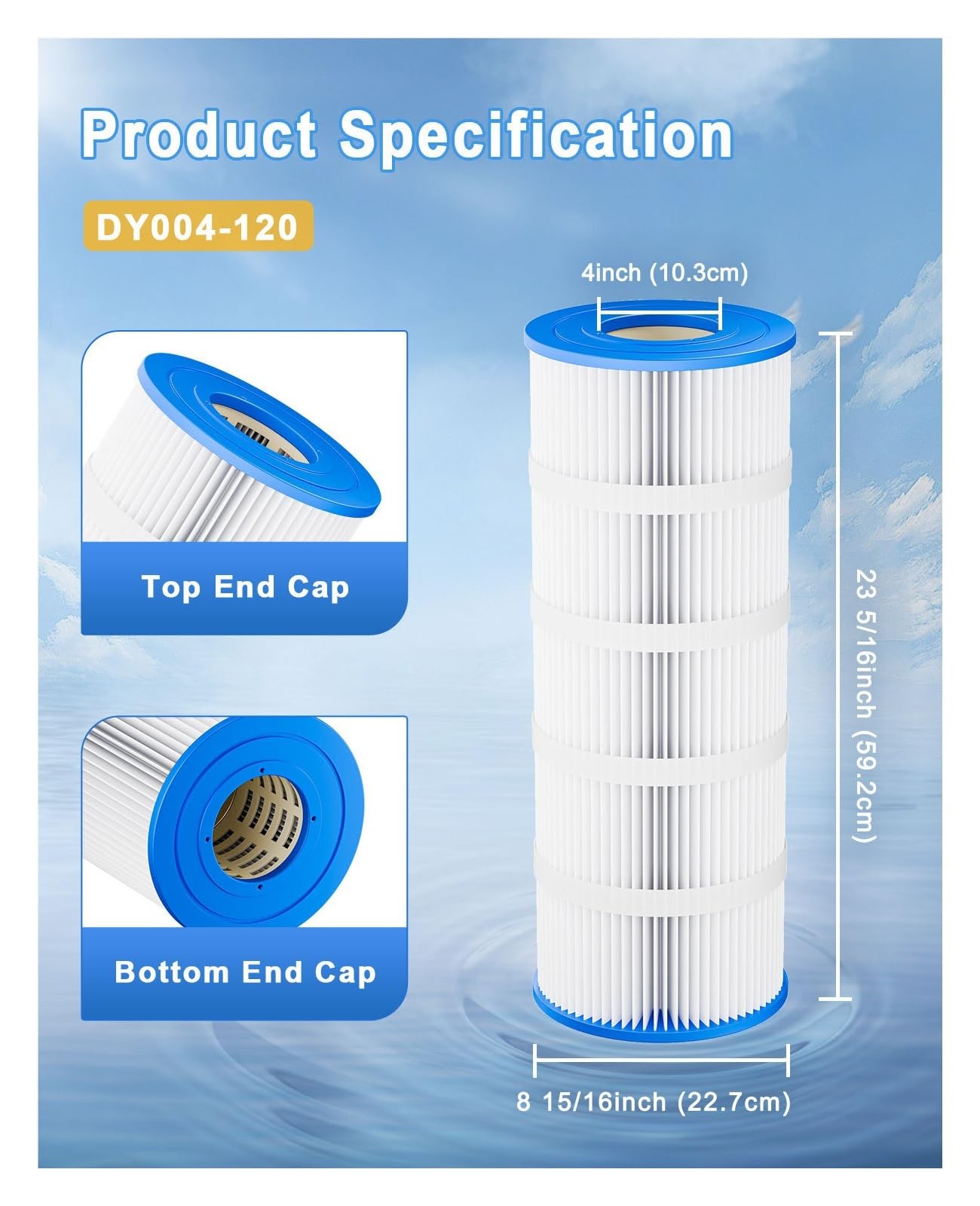Cartucho De Filtro De Piscina PA120 C1200 CX1200RE C-8412 FC-1293