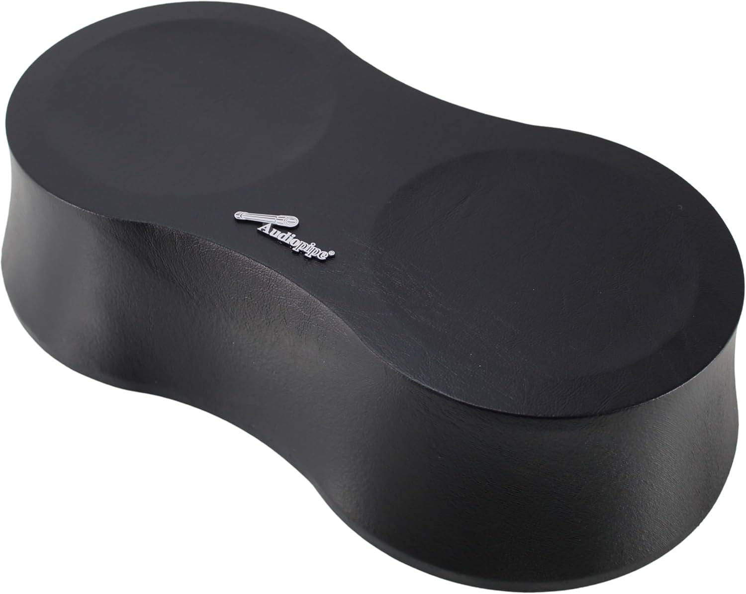 Audiopipe Dual 6" Wood Vinyl Covered Rear Deck Speaker Pod - Black