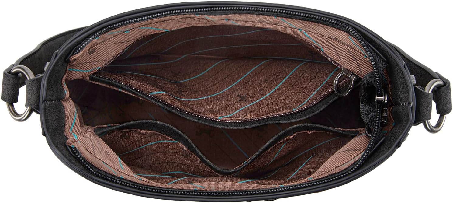 Montana West Western Embroidered Shoulder Bag for Women Vintage Floral Hobo HandBag - Image 4