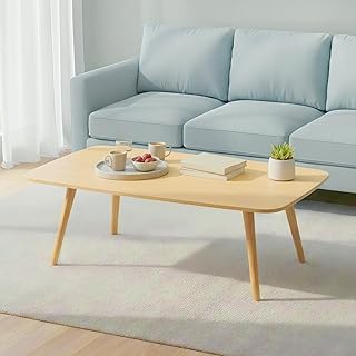 ローテーブル 組立簡単 安定 座椅子用テーブル センターテーブル 一人暮らし 幅80×奥行40×高さ42.5cm リビング 机 デスク 木製 北欧風 シンプル おしゃれ リビング/オフィス お食事/ティータイム