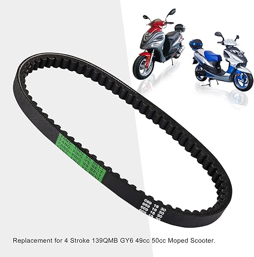 Miniatura 5 de GOOFIT 669 18 30 Correa de transmisión premium para ciclomotor GY6 de 4 tiempos 49cc 50cc scooter 139QMB