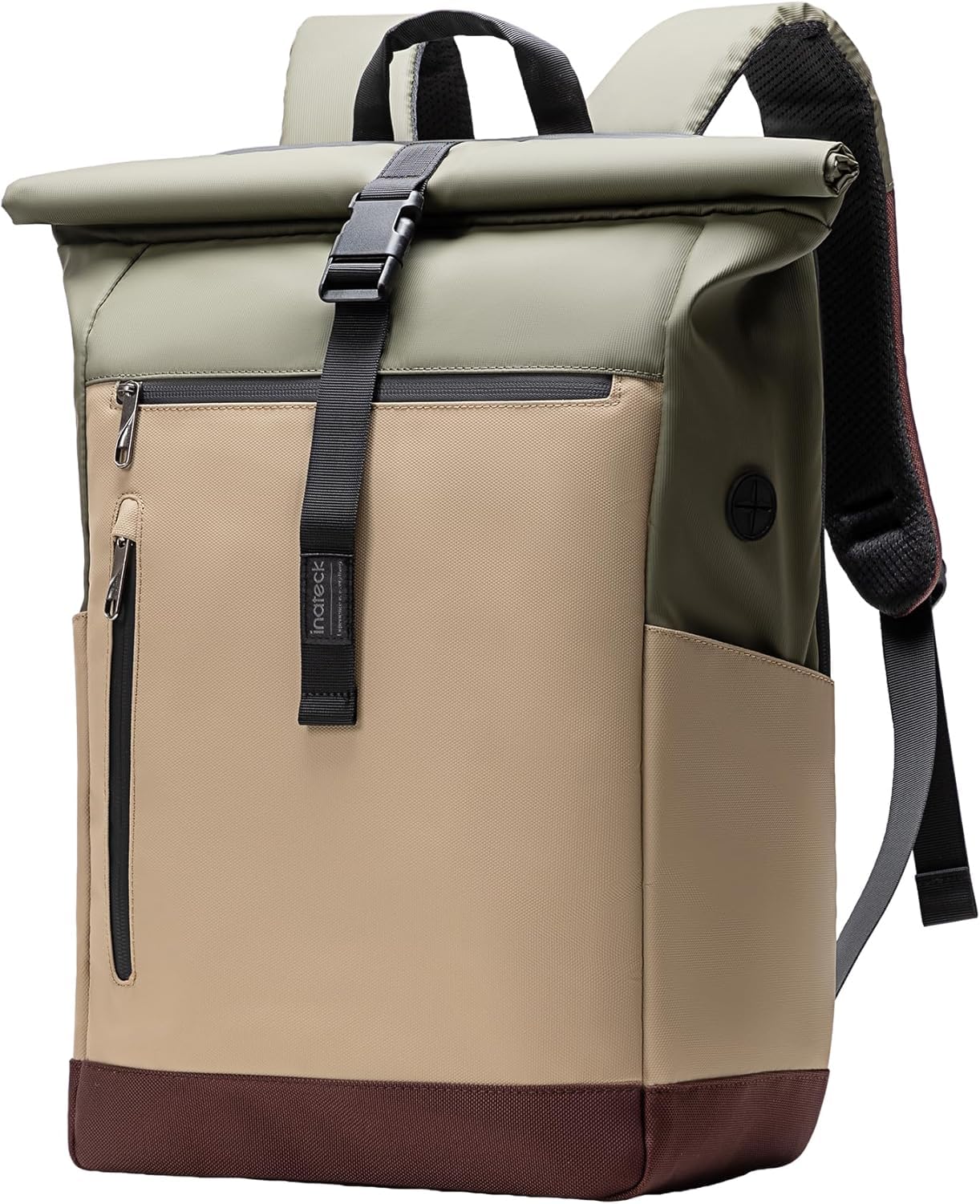 Inateck 25 30 L RollTop Rugzak Voor Heren En Dames, 17 Inch Laptoprugzak Zwart Fietsrugzak Dagrugzak Met Apart Schoenenvak Schoolrugzak Universiteit Pendelen Vrije Tijd Werk Sport 647107254