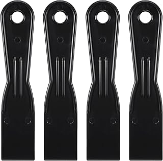Sponsored Ad - uxcell Putty Scraper 1.5" ABS Plastic Spatula Drywall Patch Repair Spreader Wall Covering Smoother Black 4Pcs