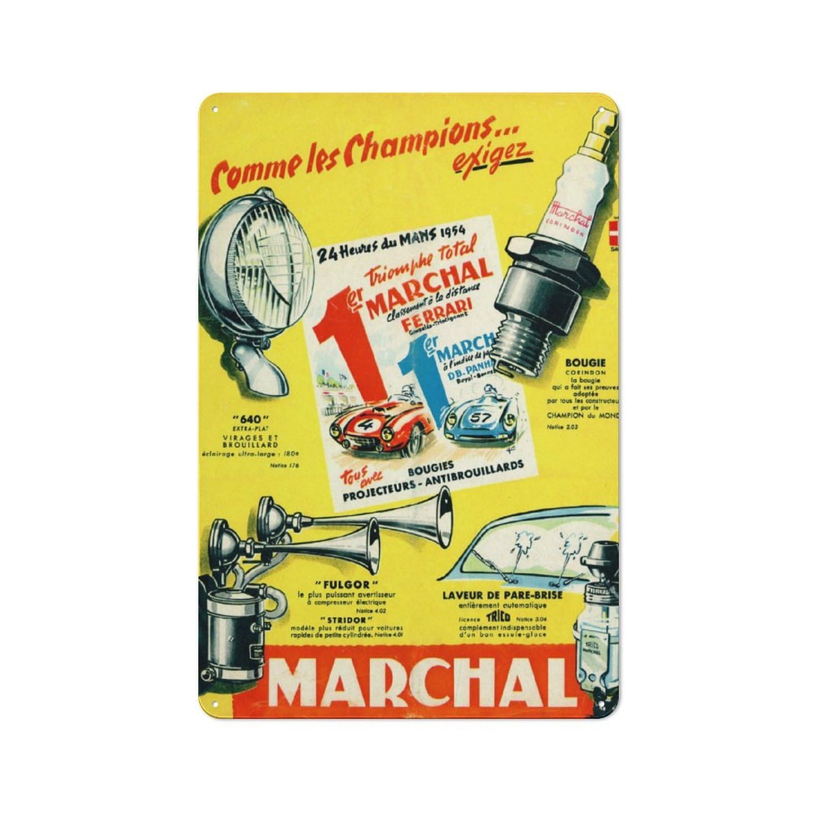 Junmoney Monaco 7Eme Grand Prix 22 Avril 1935 Metal Gift Sign 30X20cm, Vintage Home Wall Decor For Home, Shop, Pub Or Studio Wall