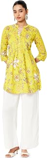 BIBA Women Cotton Regular Fit Straight Kurti