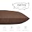 EXQ Home Toddler Pillowcases 13x18 Travel Pillow Case Set of 2, Small Pillow Case Fits Baby Pillow Sized 12x16, 13x18, Kids Pillowcases 2 Pack Machine Washable with Envelope ClosureBrown