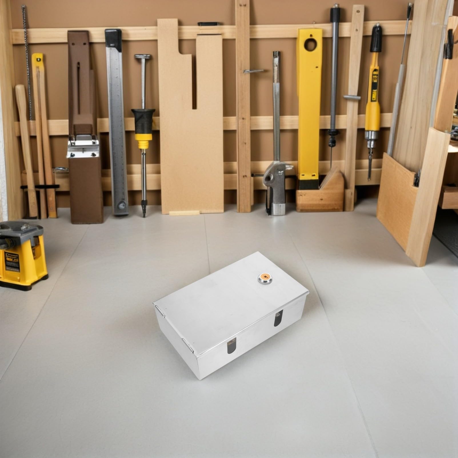 Ipetboom Steckdosenschutzbox bei Bauprojekten für Außensteckdosen Abdeckung Edelstahl 86 Typ mit Diebstahlschutz und Spritzwasserschutz und Küchen