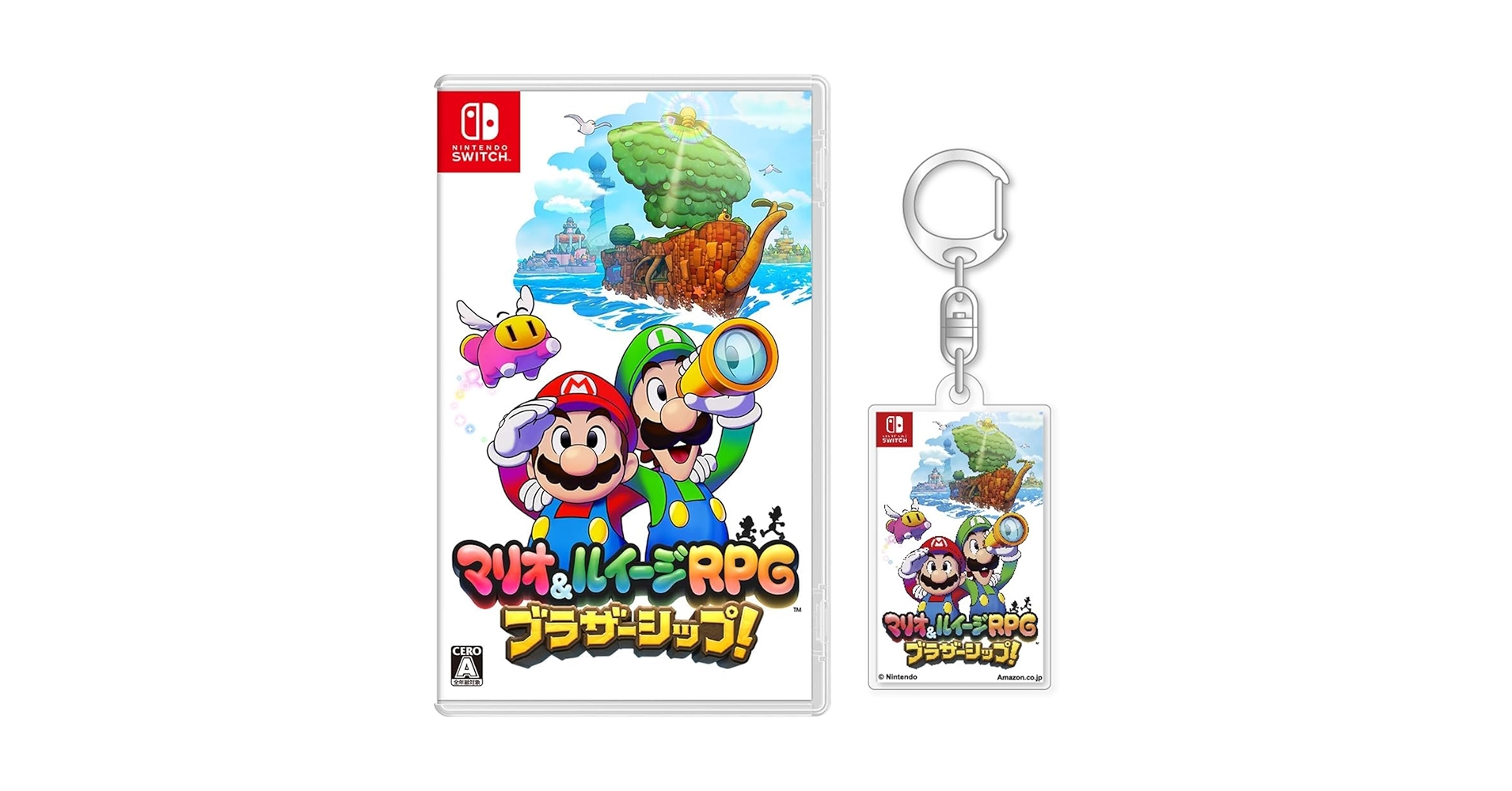 Switch マリオ&ルイージRPGブラザーシップ!特典メラミンプレート　マリオ Amazon.co.jp: マリオ&ルイージRPG ブラザーシップ! - Switch
