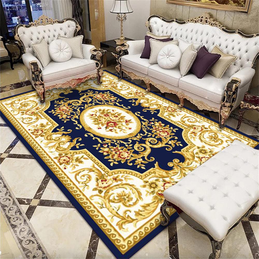 Tapis de luxe style chinois moderne pour un salon raffiné