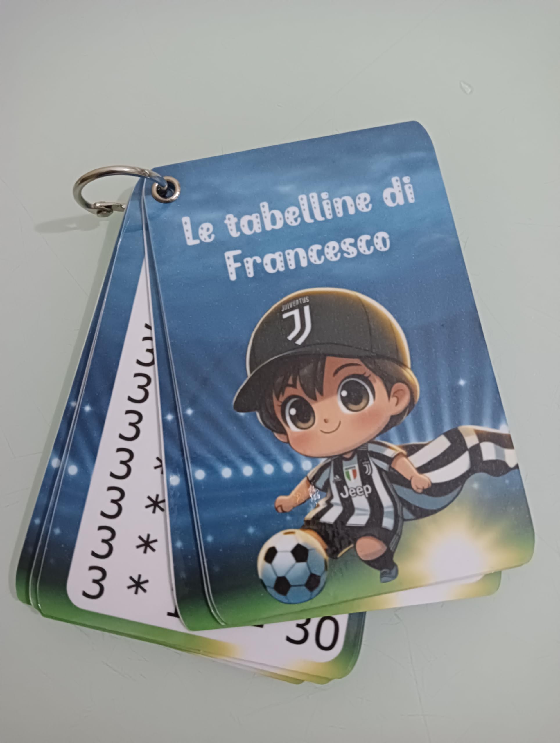 Tabelline bimbi PLASTIFICATE