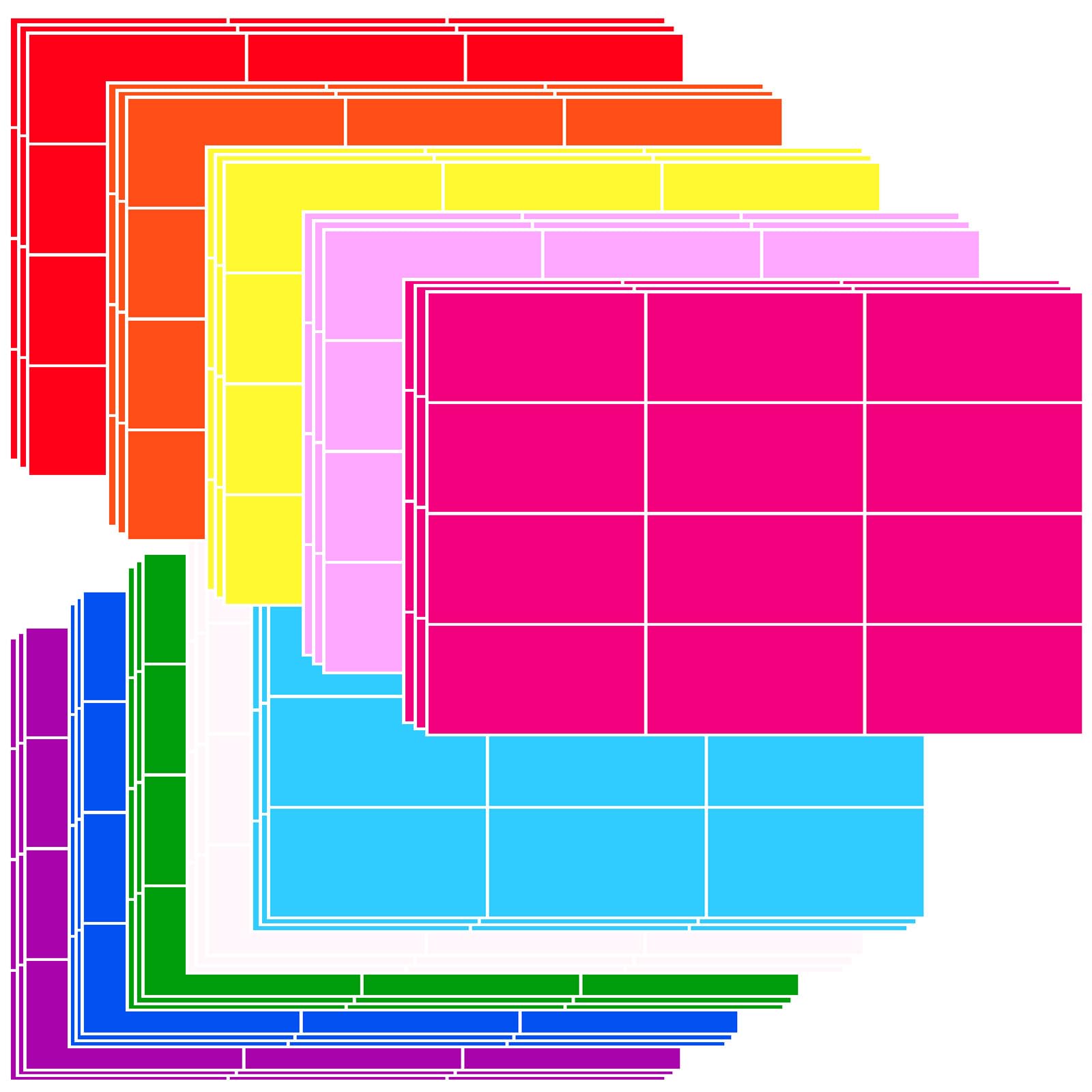 Removable Large Sticky Labels for Moving Boxes, 240 Coloured Waterproof Moving Labels for Storage Boxes, Jars, Freezer Food Labels Stickers, Address Labels Stickers for Moving House Essentials