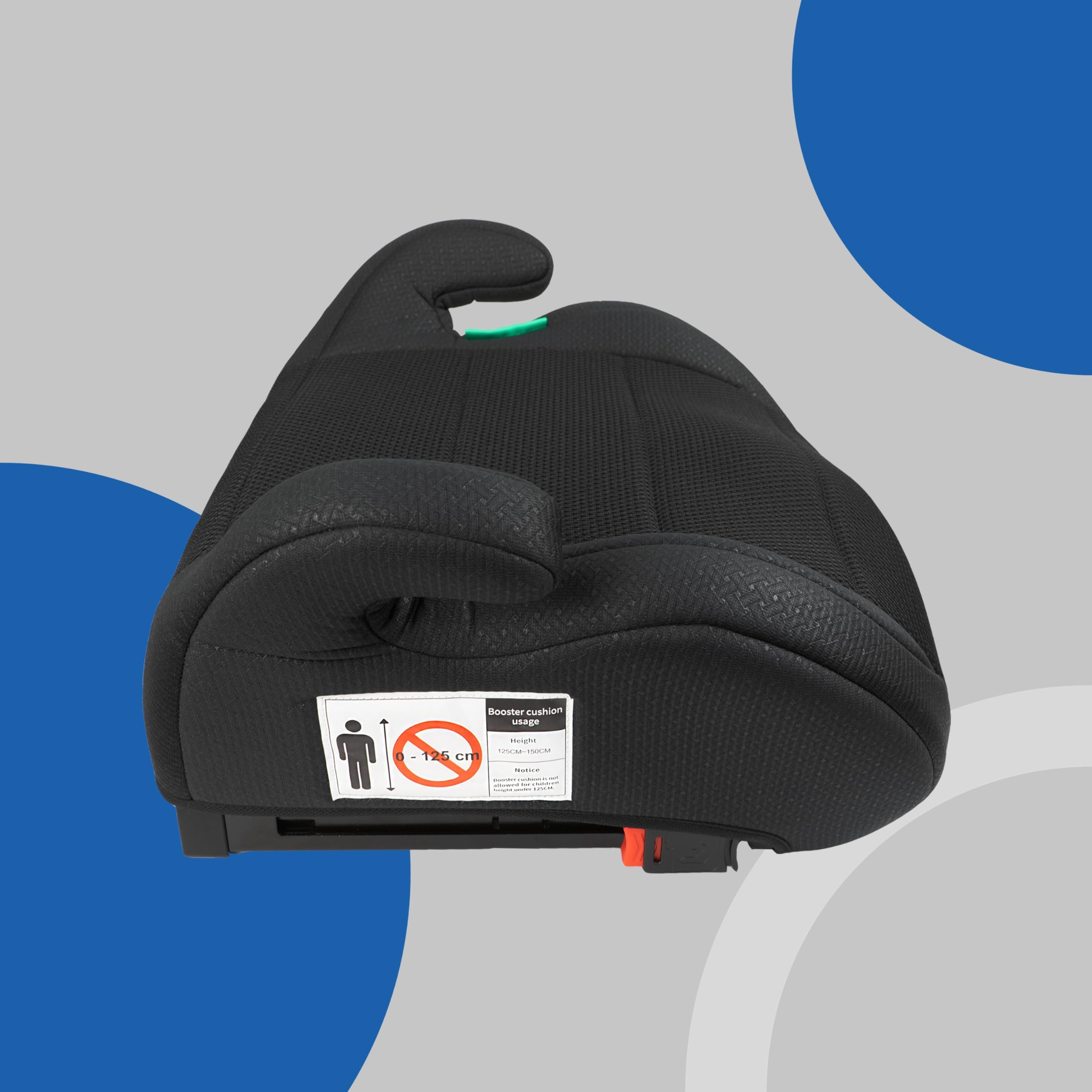 PETEX Auto-Kindersitzerhöhung Max Plus i-Size ECE R129 Isofix 125-150 cm schwarz