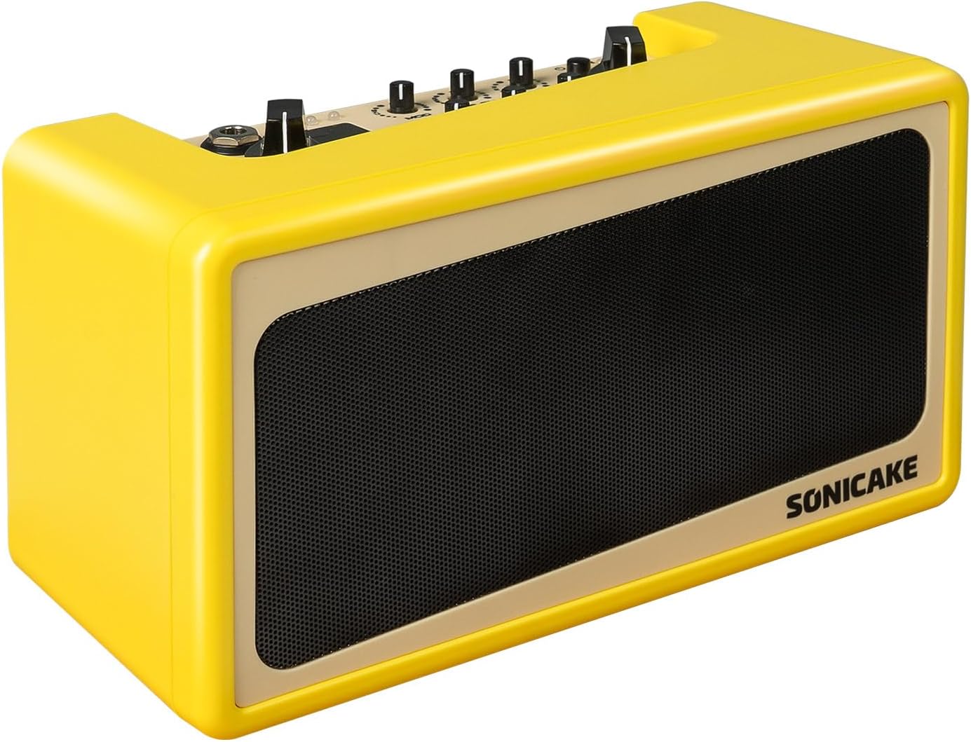 Sonicake Mini Guitar Combo Amplifier, 9W Portable Electric Guitar Amp for Bedroom Practice, Lightweight All-in-one Bluetooth Speaker with 6 Amp Models Multi Effects-Reverb/Delay/Mod - Amp Toast