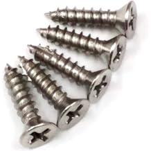 Hinge Outlet Wood Screws, Heavy-Duty Screws for Doors, Cabinets, Furniture & DIY Projects Satin Nickel, 9 x 3/4 Inch, 24 Pack
