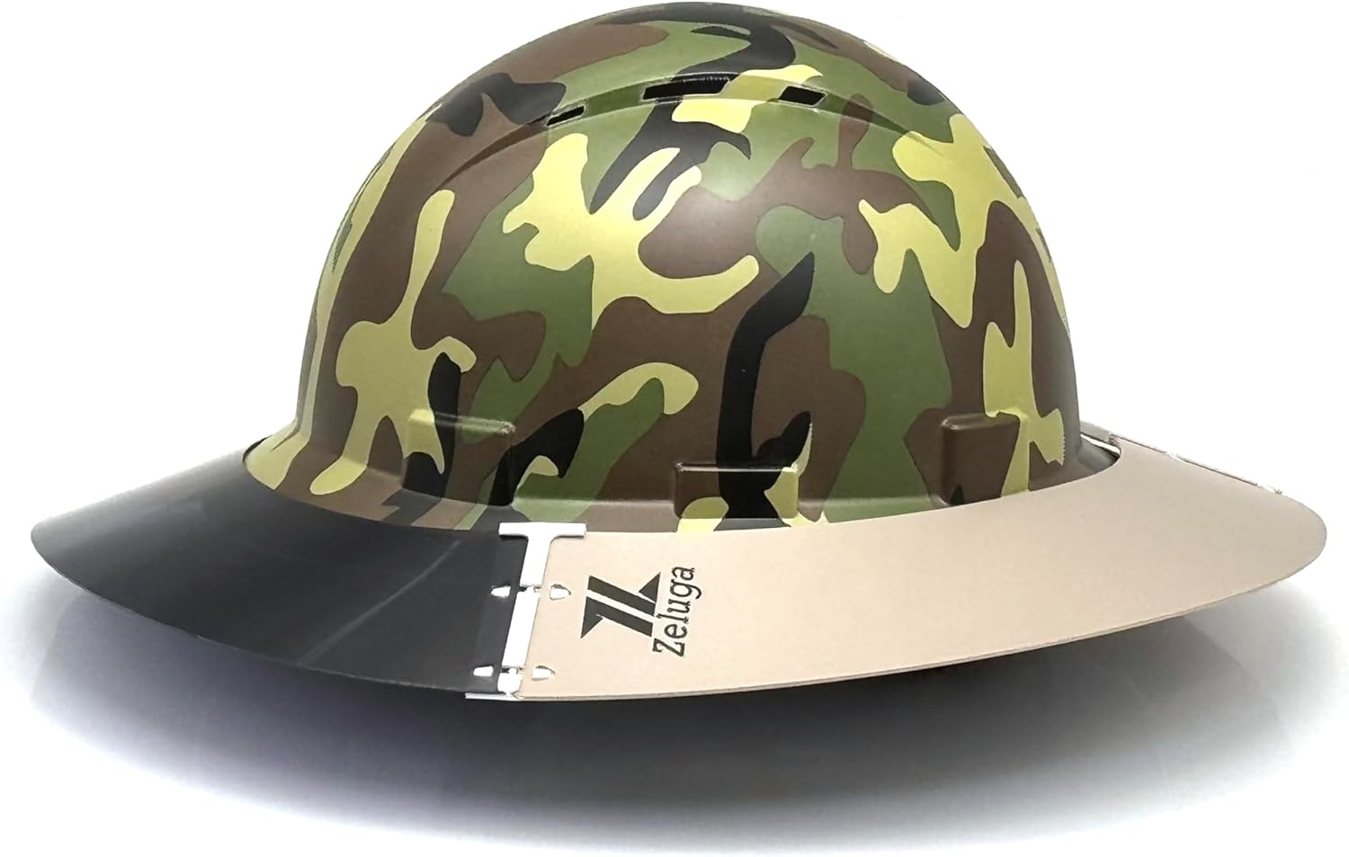 Zeluga Professional Hard Hat Sun Shade Visor - Reusable and Replaceable Visor with Sun & Heat Protection, Hard Hat Attachment