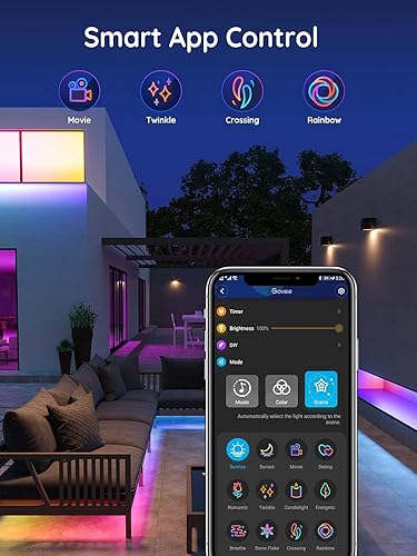 Miniatura 7 de Govee Paquete de enchufe inteligente para exteriores con tira de luz LED Govee para exteriores