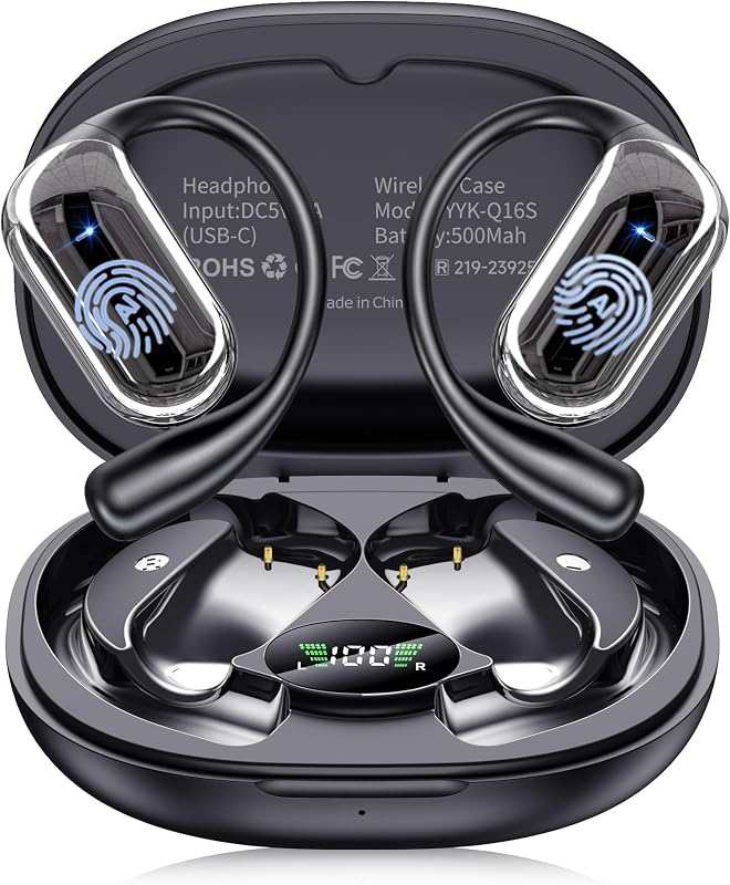 MAIJOFO AI Translator Earbuds: Real-Time Translation for 180+ Languages, Voice + Photo + Text, 80H Battery, IPX7, for Travel, Business & Daily Communication
