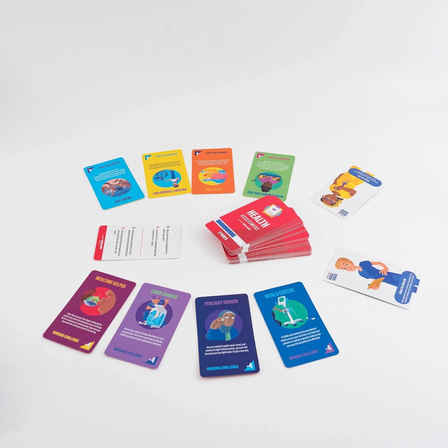 Health Assessment Flash Cards Game – Nursing School Exam Prep – Nursing Student Essentials – Prepare for 2026 NCLEX ATI HESI Exams (Health Assessment)