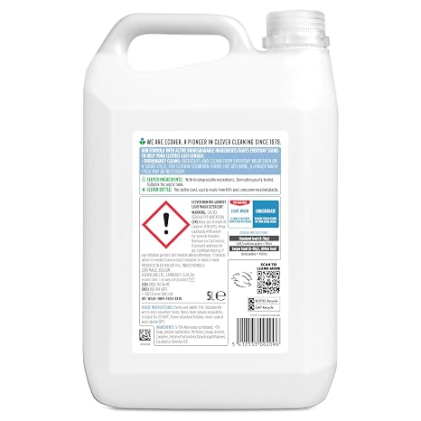 Ecover Non-Bio Laundry Liquid Refill, Lavender & Eucalyptus, 5L