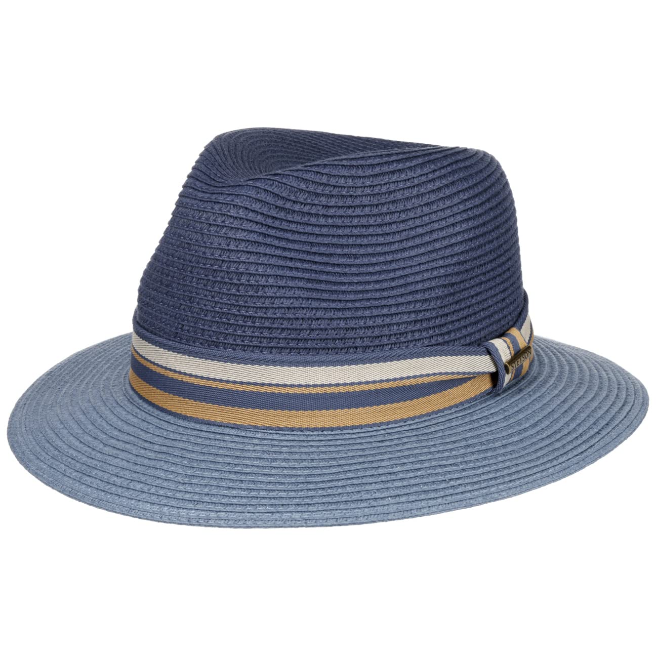 Stetson Unisex Blue Romaro Toyo Traveller Straw Hat By