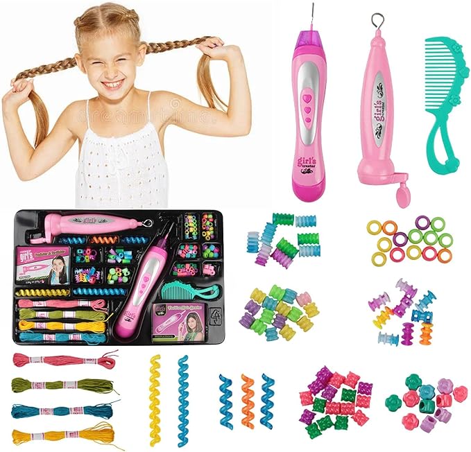 Loandicy Hair Braiding Tools Hair Braiding Toy Kit Hair Styling