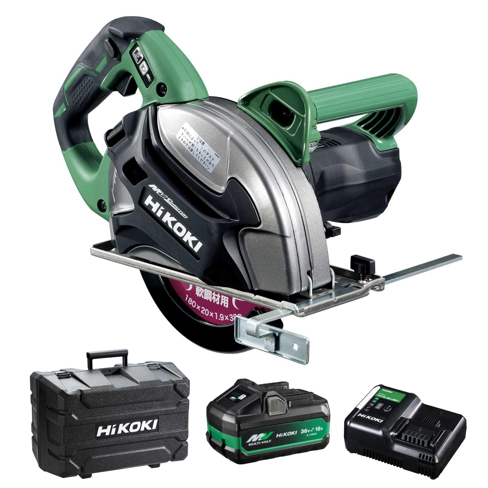 HiKOKI ハイコーキ 36V 充電式チップソーカッタ チップソー180~185mm 蓄電池・充電器・ケース付 CD3607DA(NN) (D6062aaxwY) Amazon | HiKOKI(ハイコーキ) 36V チップソーカッター CD3607DA のこ刃