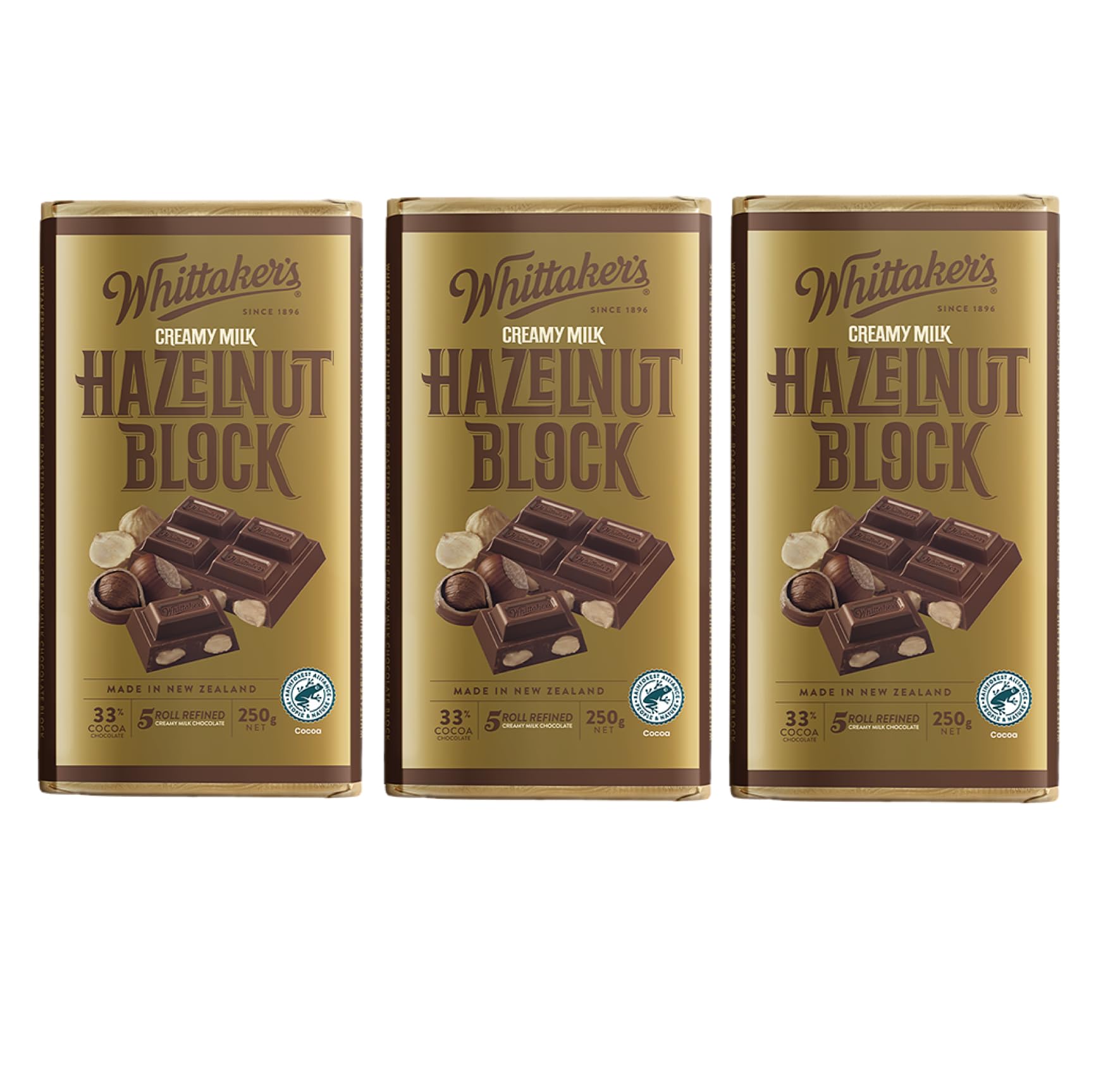 Whittakers Classic Block, Crafting New Zealand’s finest chocolate since 1896, Imported from New Zealand (Hazelnut, 33% COCOA • 5 ROLL REFINED, 250 Gram, Pack of 3) (B0D9NGXJY4) Amazon Price History, Amazon Price Tracker