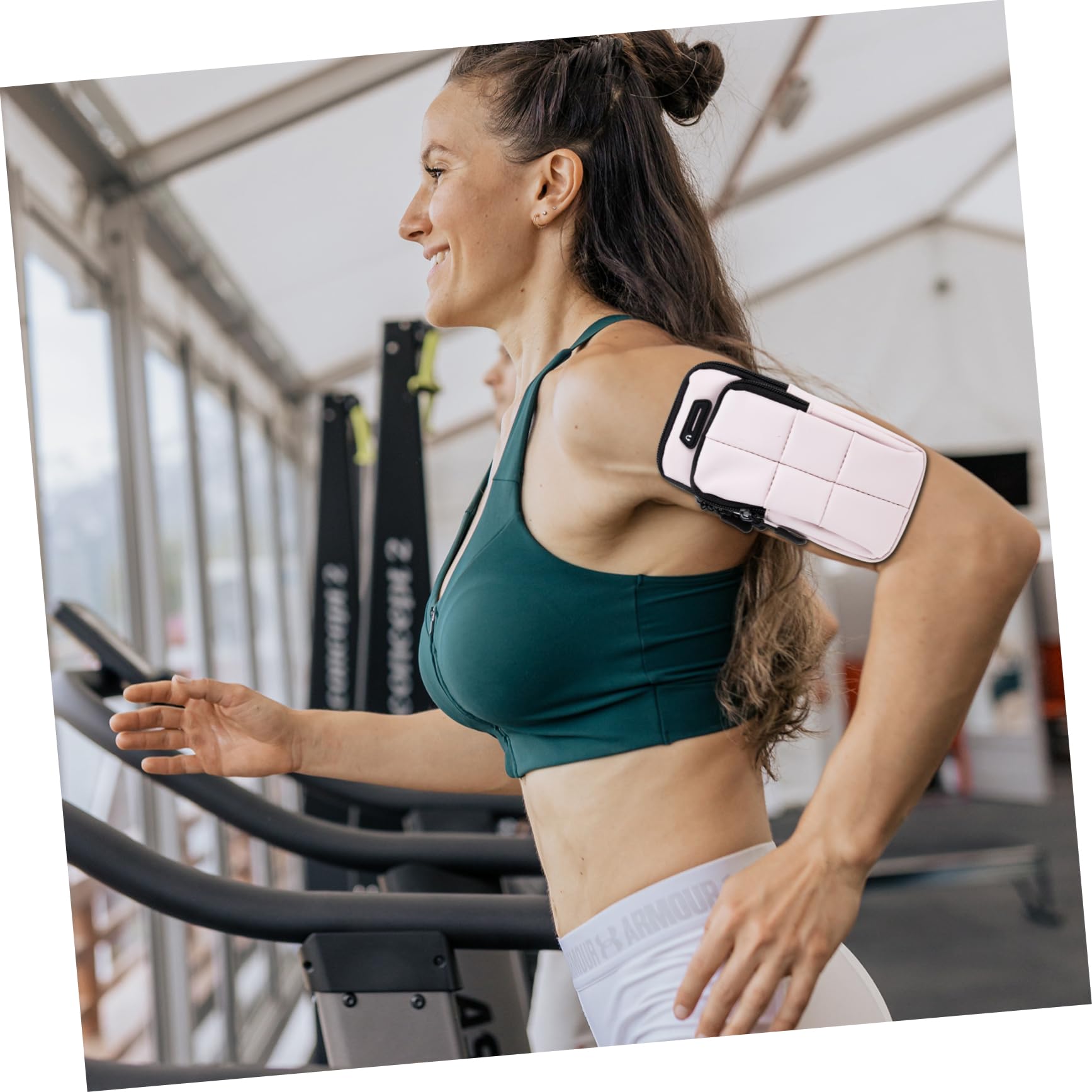 jojofuny 3pezzi Fascia Braccio Elasticizzata Per Smartphone Unisex Armband Cerniera Per Fitness All e Attività Per e Allenamento