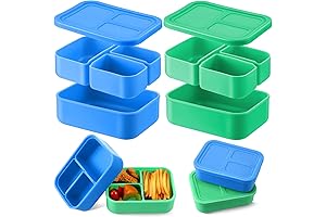 Silicone Lunch Box for Kids: Leak-Proof & Versatile for Every Meal