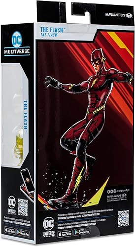 Miniatura 10 de McFarlane - DC Multiverse - Figura de acción de la película Flash de 7 pulgadas - El disfraz de Batman Flash