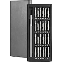 Busstier 25 Piece Watchmaker and Glasses, Computer Repair Screwdriver Set, Precision Electronic Repair Kit with Magnet Inserts and Special Box