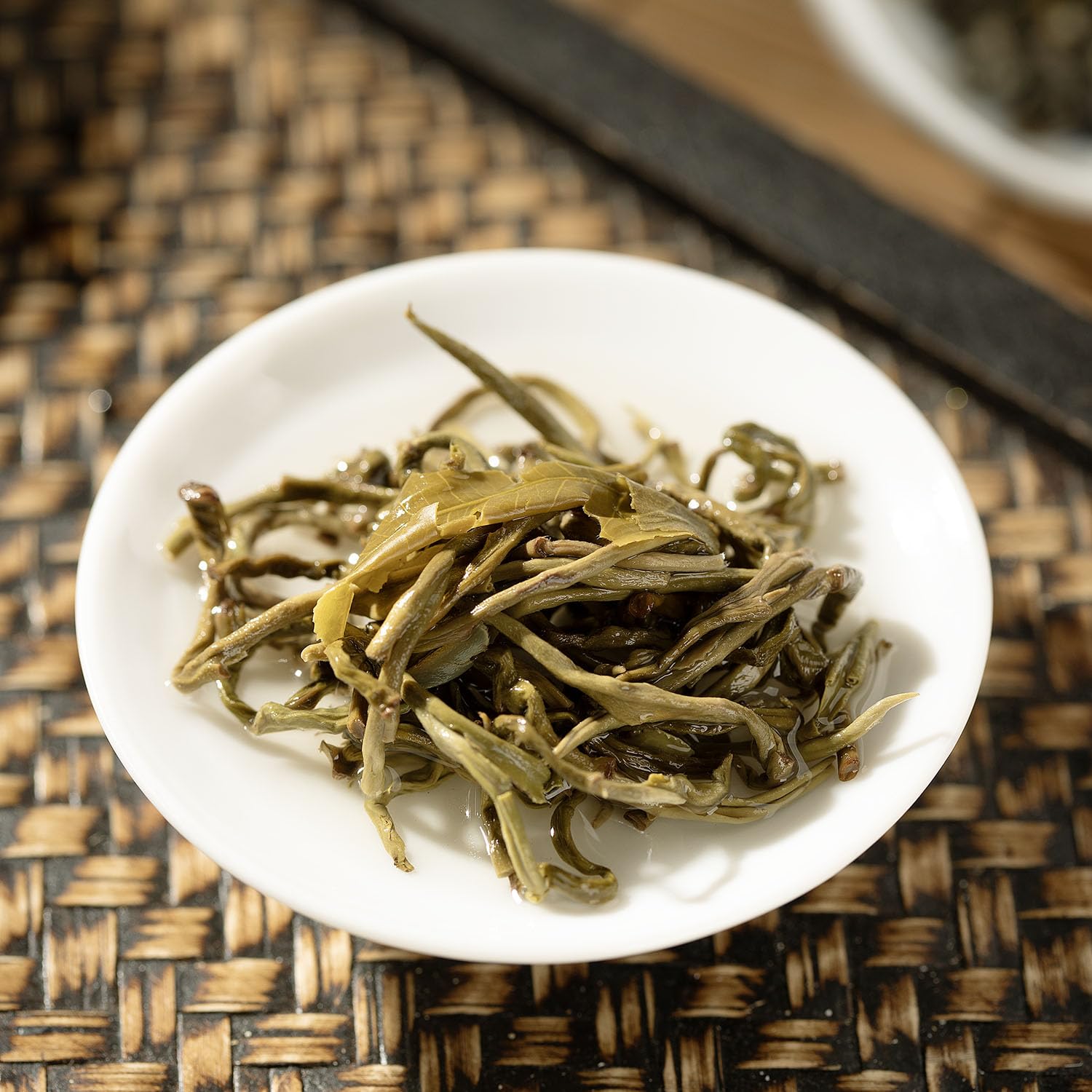 WHF Jasmine Green Tea, Premium Dragon Pearl Tea, Naturally Scented, Hand-Rolled Loose Leaf tea, Low Caffeine, 4 Ounce - Image 5