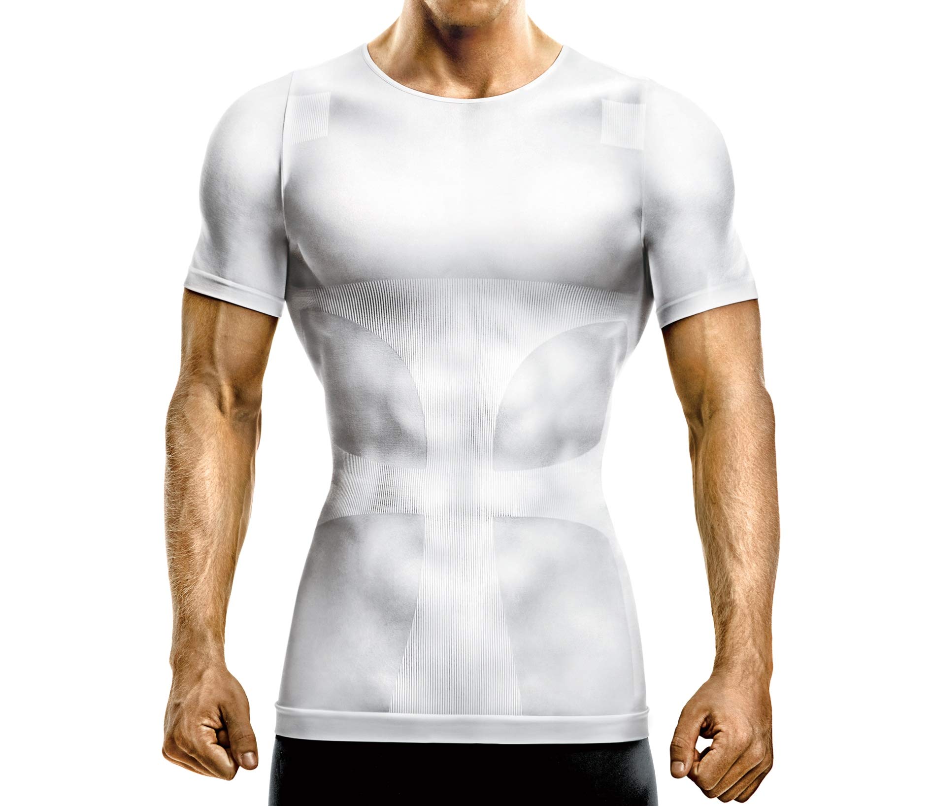 Amazon.co.jp: La-VIE(ラヴィ) 強圧 もっとすごいぞ加圧シャツ