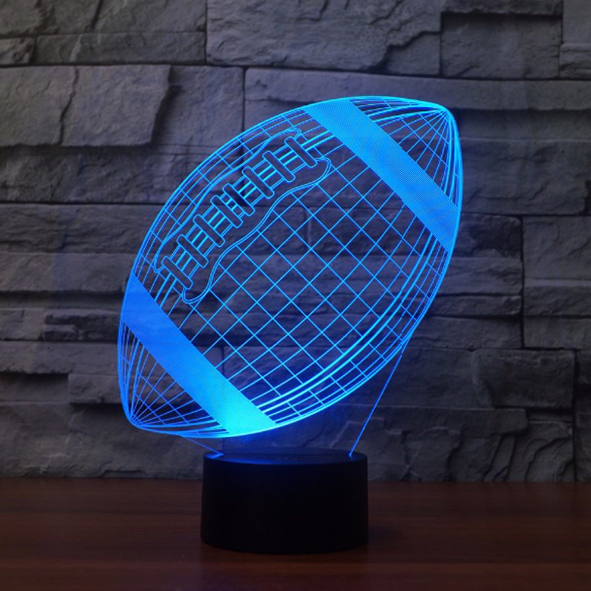 3D Dog Night Light Lamp 7/16 Color Change LED Touch Switch - View #2