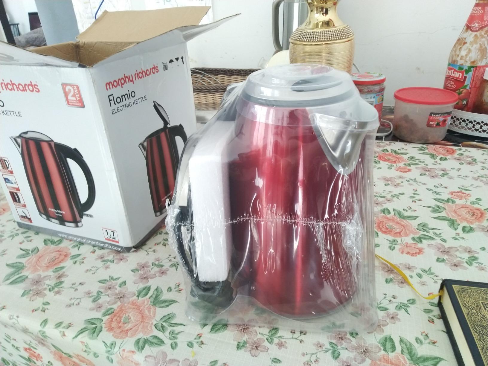 Morphy Richards Flamio 1.7 Ltr Electric Kettle (Red) Amazon.in Home
