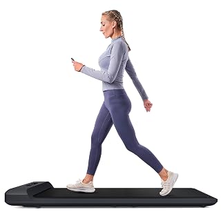 WALKINGPAD C2 Folding Treadmill Foldable Walking Pad Ultra Slim Smart Fold Free Installation Gym Running Device For Home Office Under Desk Max User Weight 110Kg, Speed 0.5~6 Km/Hr, Black