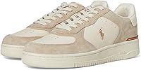 Polo Ralph Lauren Men's Masters Court Leather-Suede Sneakers - Premium Low-Top Streetwear Comfort