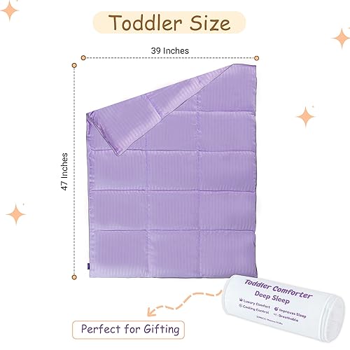 Vista 66 de ZPECC Edredón alternativo de plumón para niños pequeños, manta hipoalergénica de 39 x 47 pulgadas, suave, transpirable, ligero, para todas las Raya