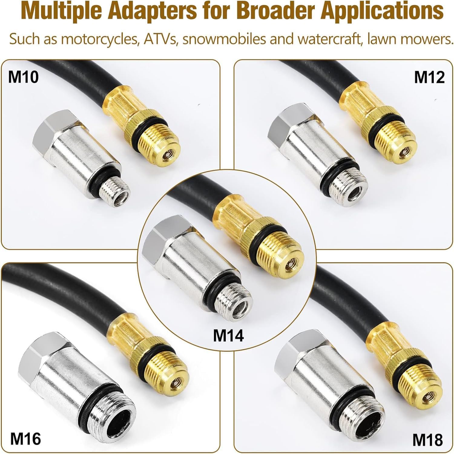 BETOOLL Fuel Pressure Tester Kit(1set) and Compression Tester Kit(1set)