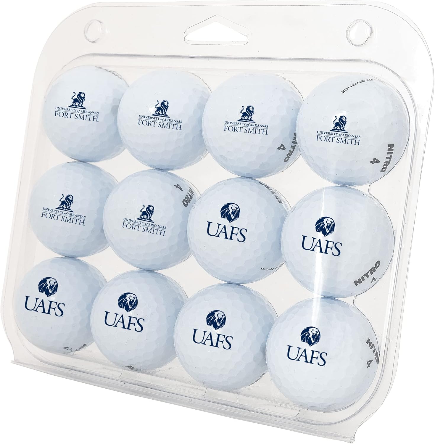 Desert Cactus University of Arkansas Fort Smith Golf Balls 12 Pack – UAFS Lions Full Color Dozen – Officially Licensed Sport Team Accessory