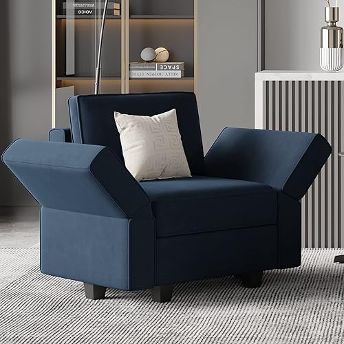 Miniatura 119 de Belffin Sofá modular Módulo medio con almacenamiento Accent Silla sin brazos para sofá modular seccional terciopelo gris Gris,Negro -,Azul,Verde