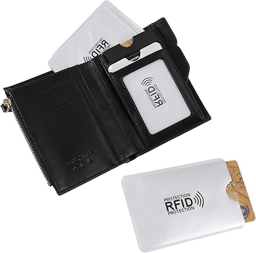 Miniatura 7 de TIESOME Fundas para tarjetas de bloqueo RFID, 24 pcs