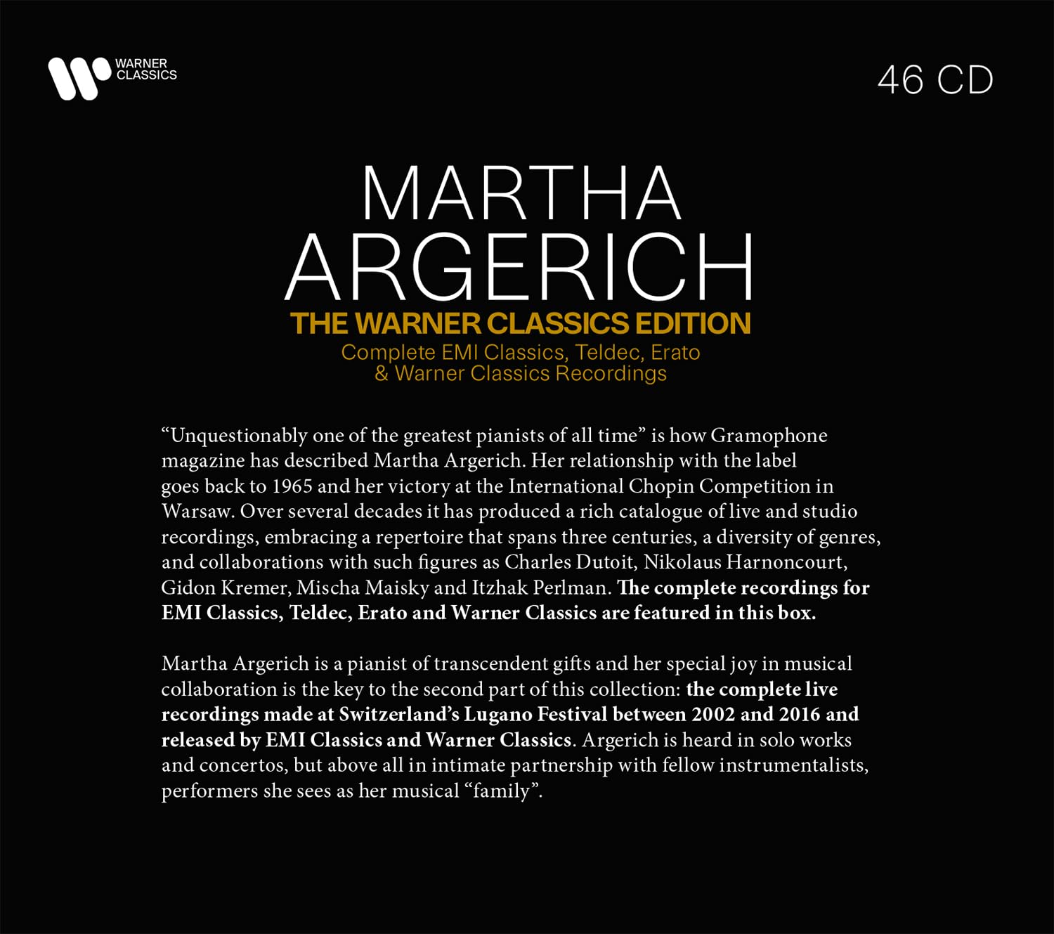 Warner Classics Édition (EMI Classics, Teldec, Erato, Warner Classics)