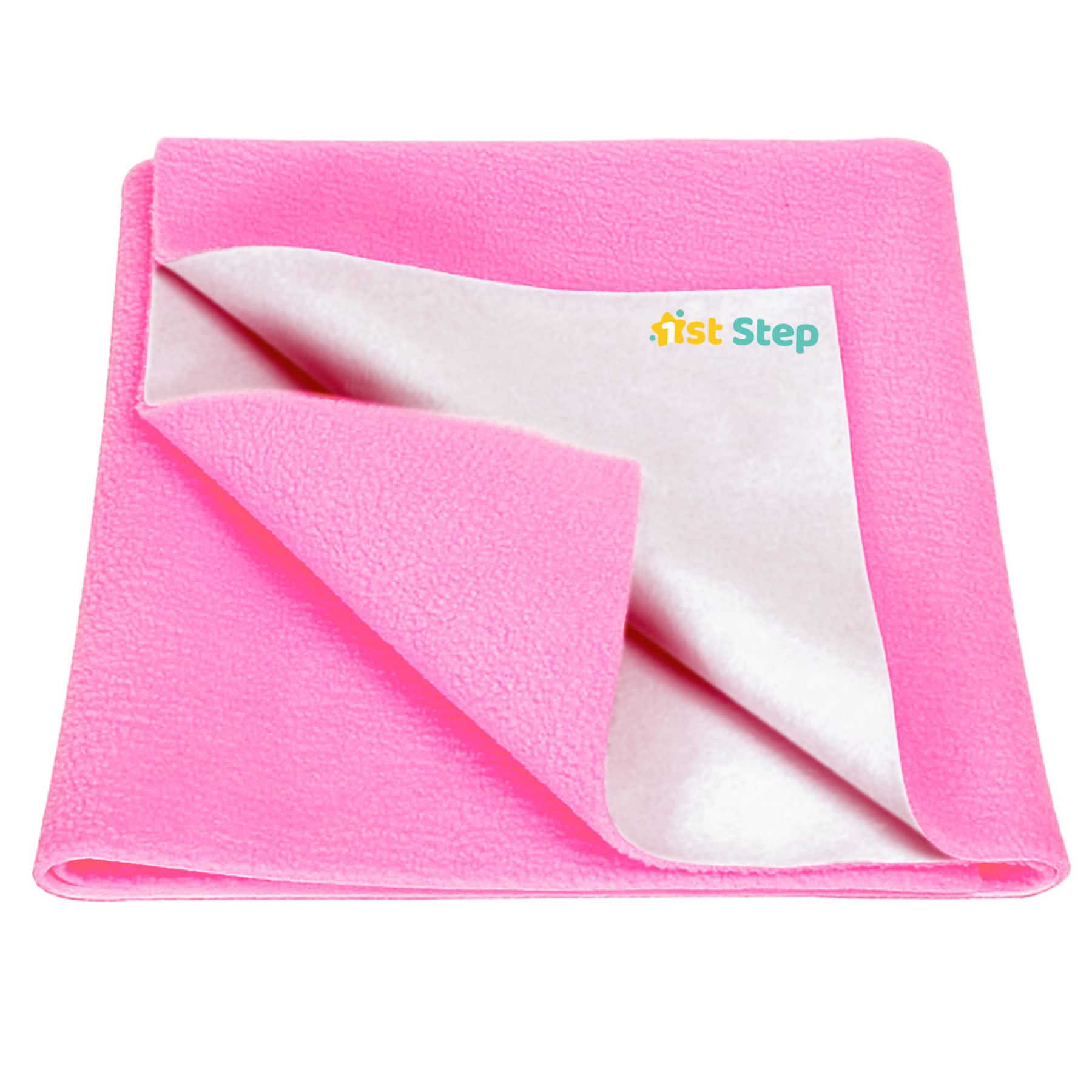 1st Step Supa - Dry Extra Absorbent Dry Sheet/Bed Protector/Mattress Protector (Pink, Small (50 * 70 Cm))-image-13